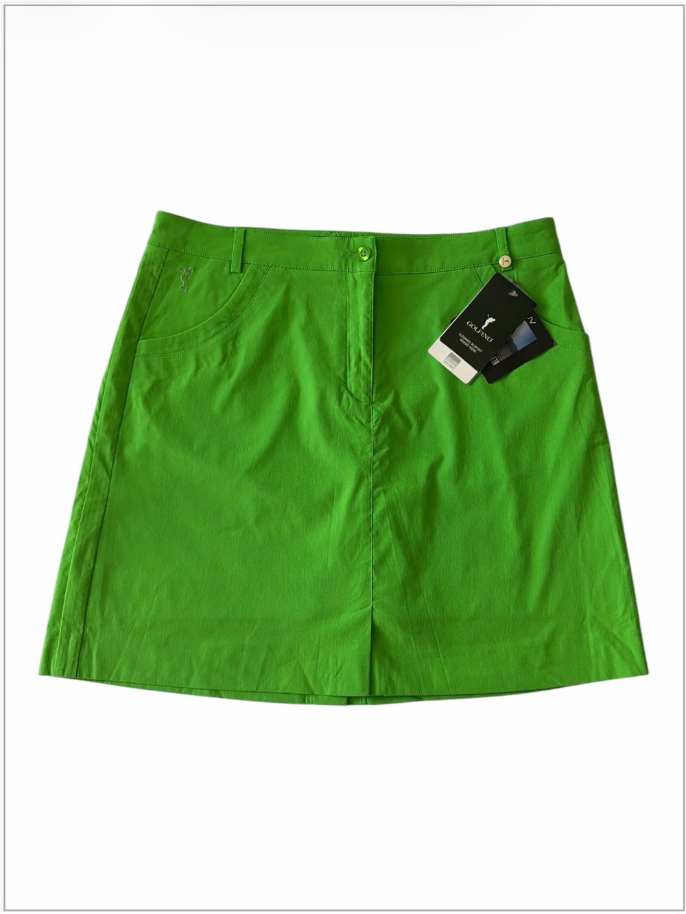 Golfino Women's Vibrant Green Skort - Performance Golf Skort